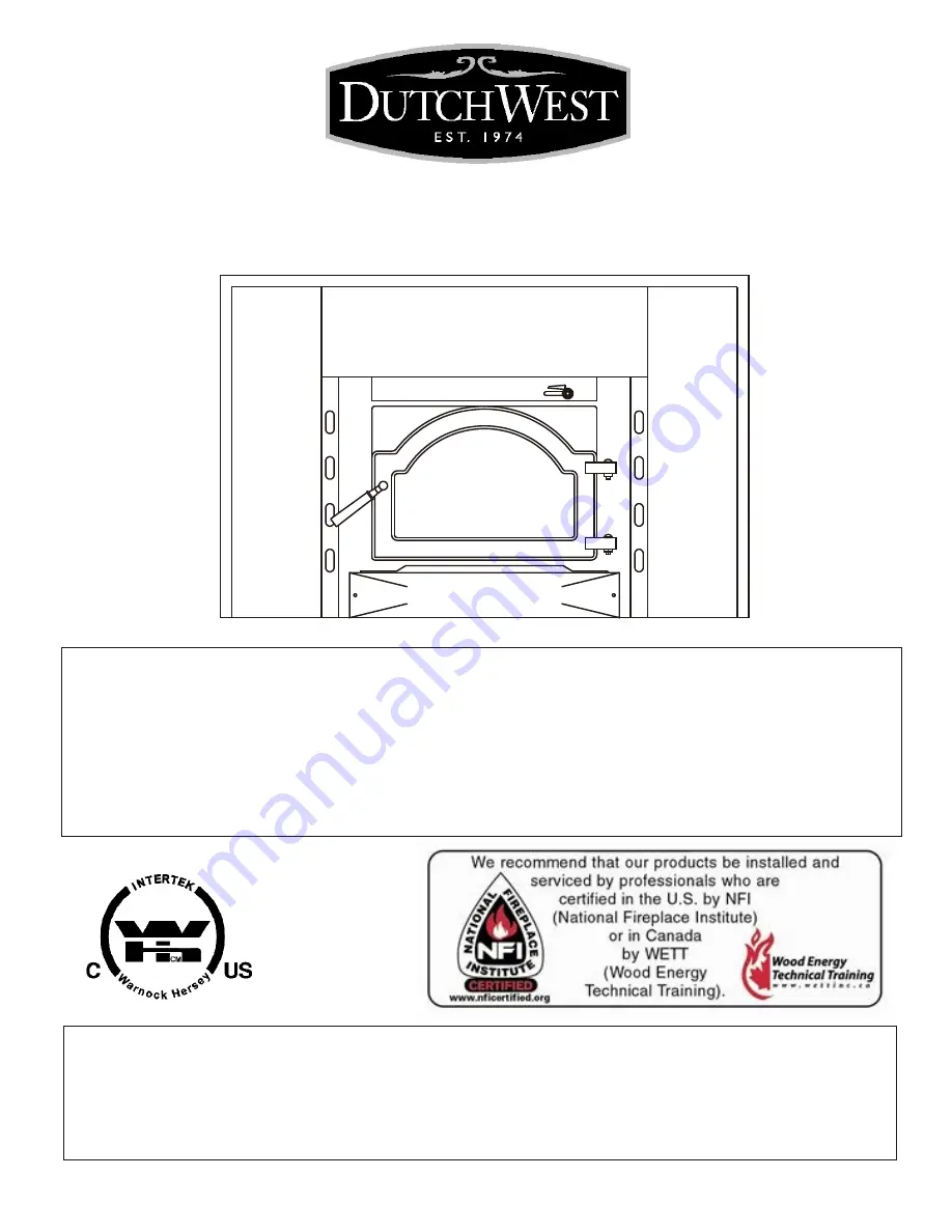 DutchWest DW2500 Series Owner'S Manual Download Page 1