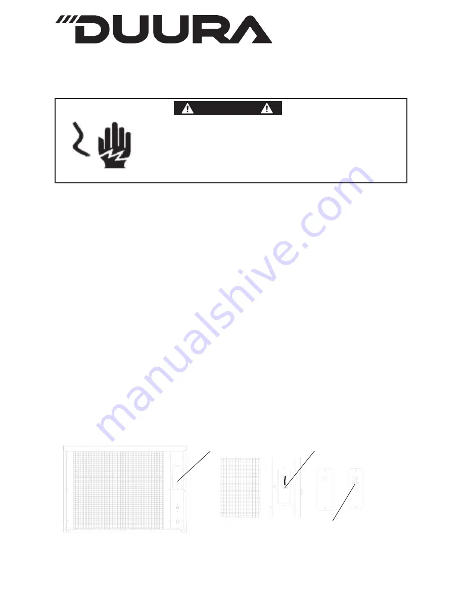 DUURA DI452B Service, Installation, And Instruction Manual Download Page 28