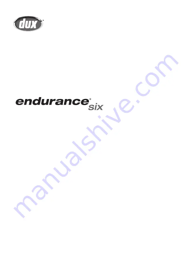 Dux 26XL Installer'S Manual Download Page 12