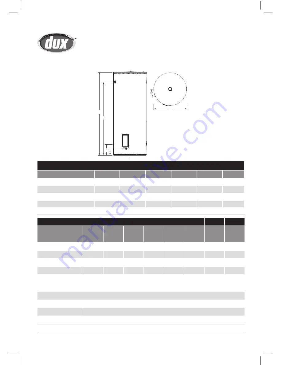 Dux ProFlo series Owner'S Manual Download Page 8