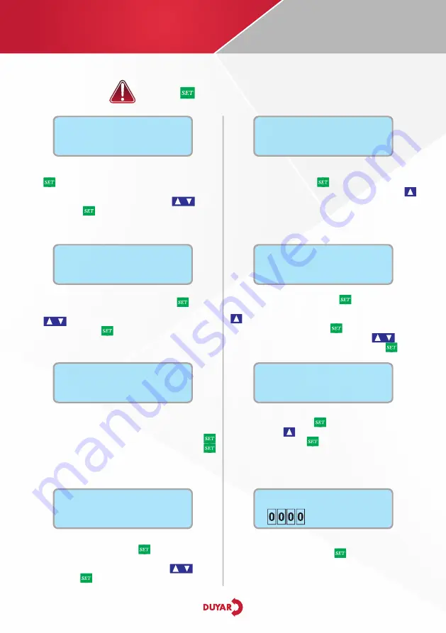 DUYAR HYDROPHORE Installation, Maintenance And Operation Manual Download Page 7