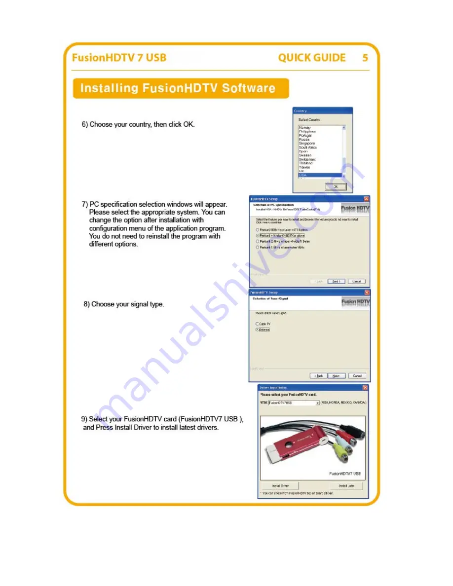 Dvico FusionHDTV7USB Скачать руководство пользователя страница 6
