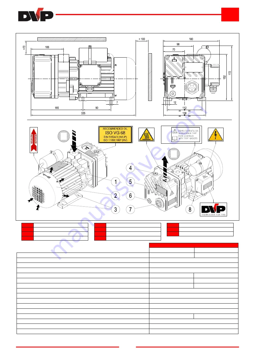 DVP LB.5 Operating And Maintenance Instructions Manual Download Page 52