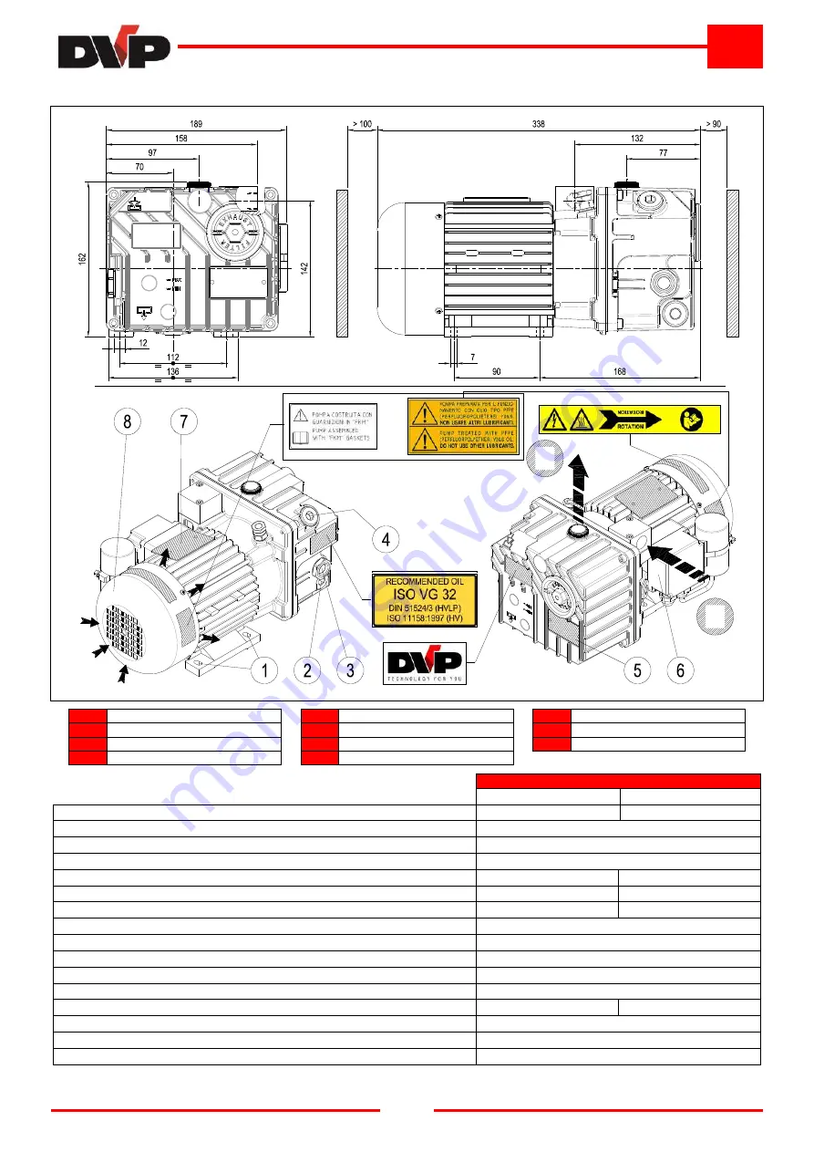 DVP LB.5 Operating And Maintenance Instructions Manual Download Page 98