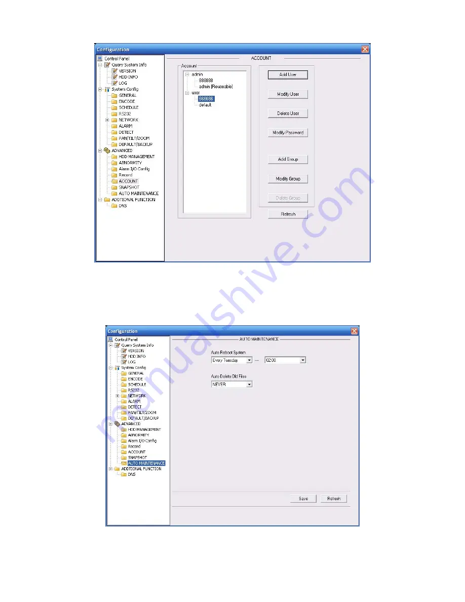 DVRSystems 2U Series User Manual Download Page 142