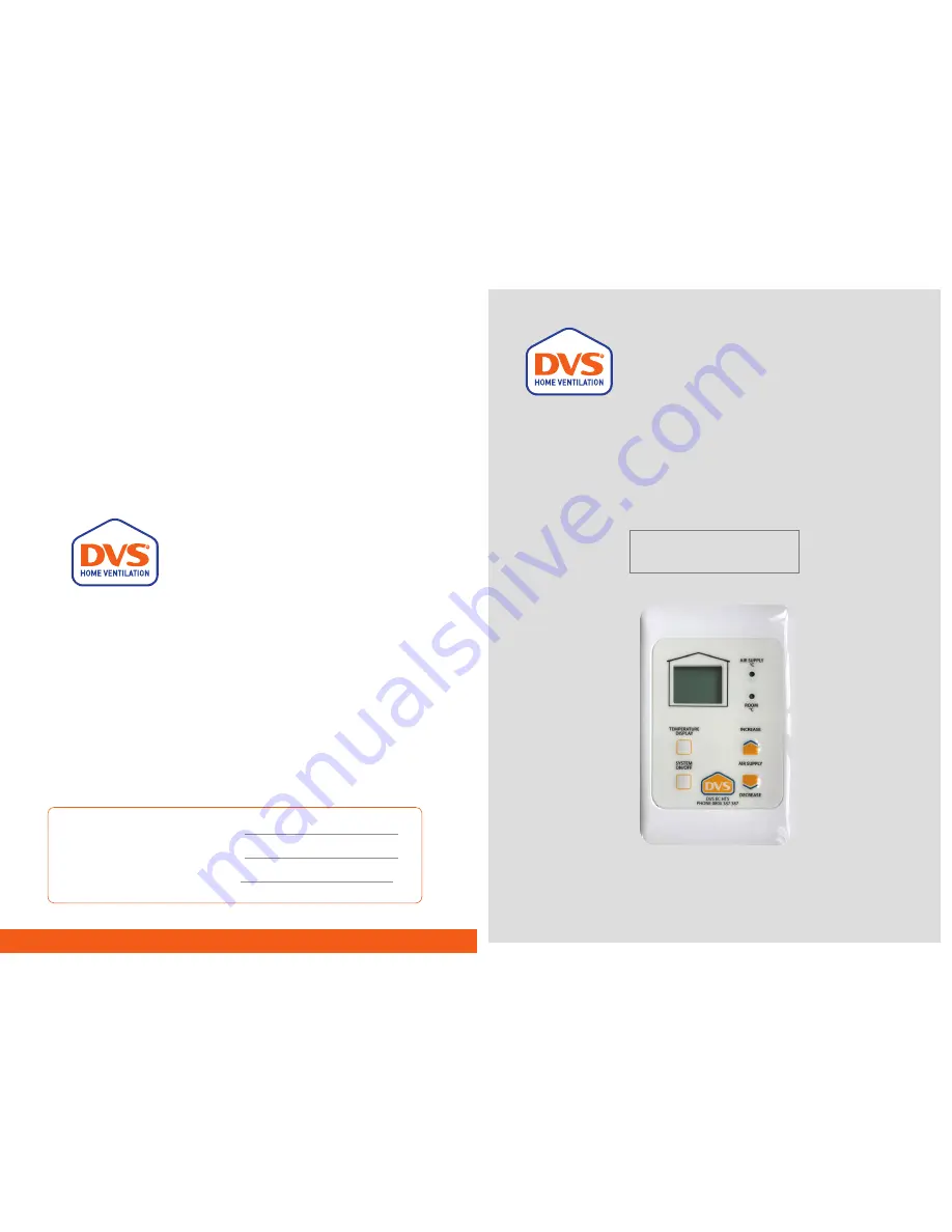 DVS EC Heat User Manual Download Page 1