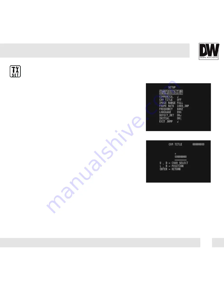 DW DWC-B6763WTIR Manual Download Page 23