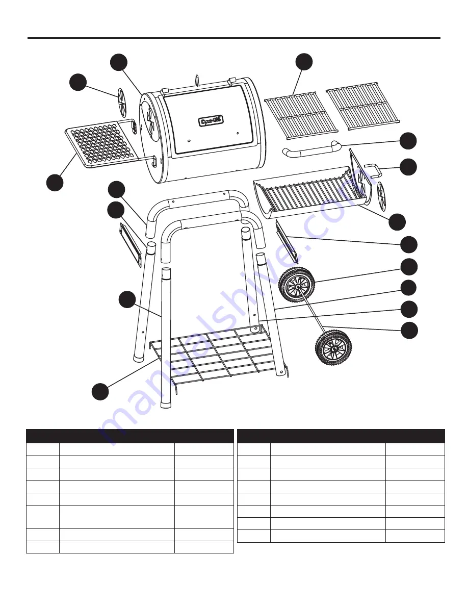 Dyna-Glo DG250P Manual Download Page 4