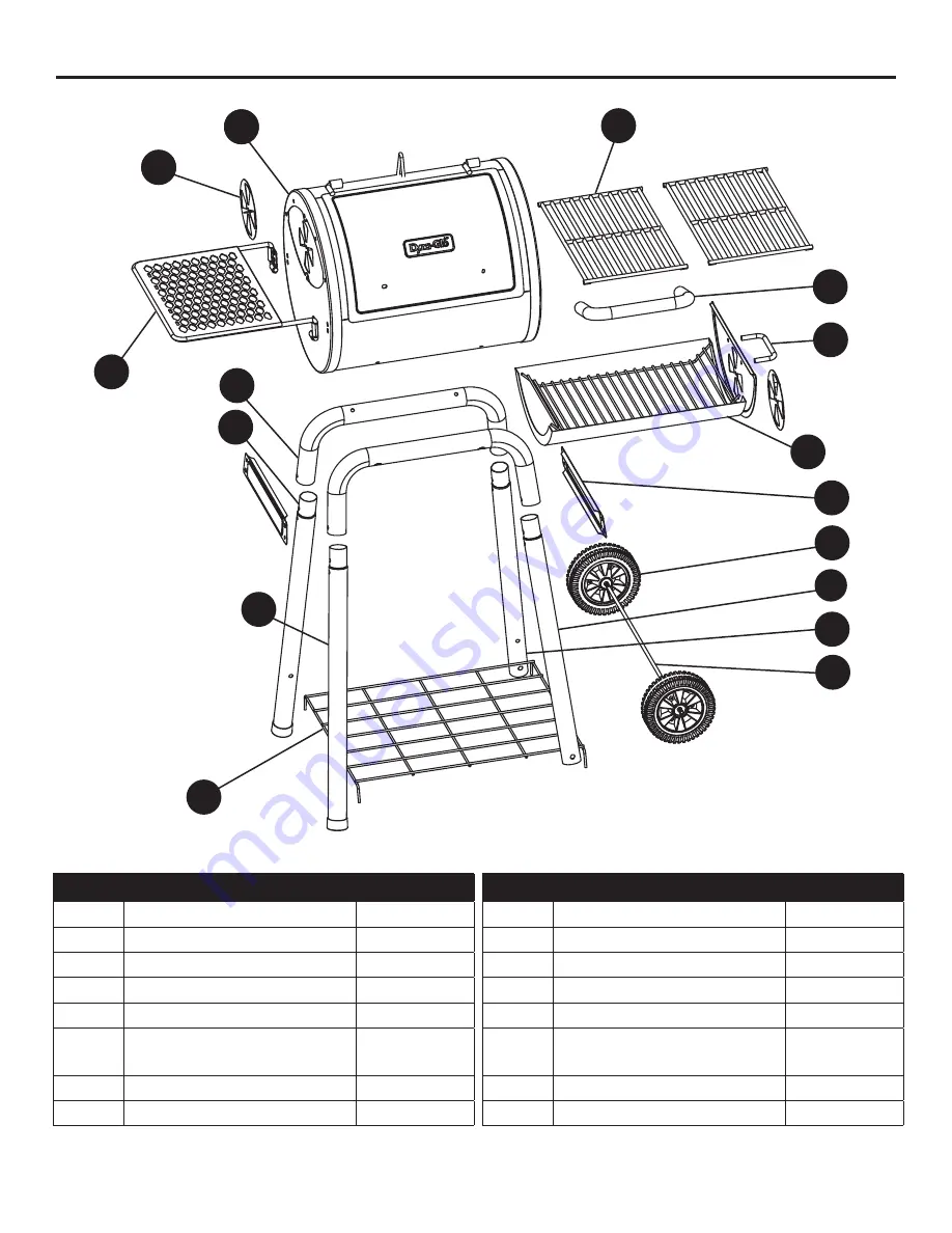 Dyna-Glo DG250P Manual Download Page 20