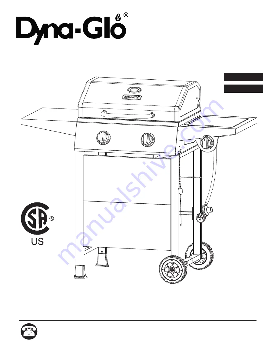 Dyna-Glo DGF350CSP Manual Download Page 39