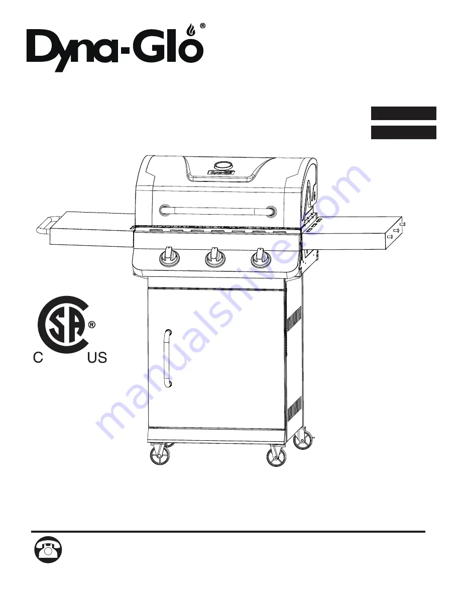 Dyna-Glo DGP397CNP Manual Download Page 1