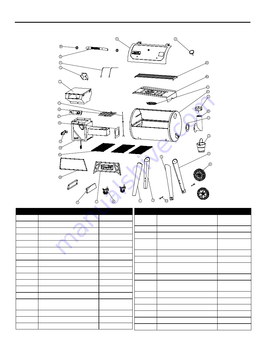 Dyna-Glo DGSS7002BPW Manual Download Page 41