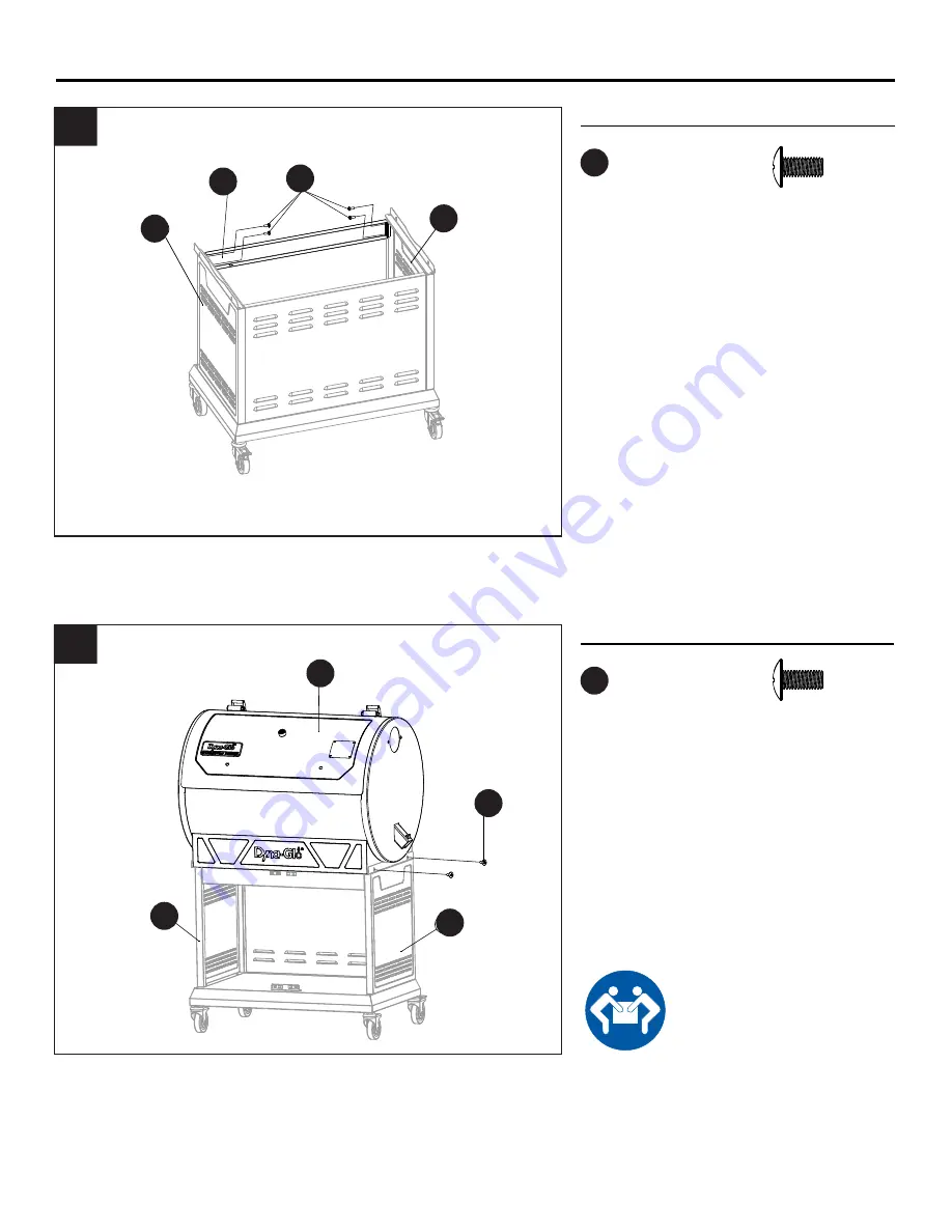 Dyna-Glo DGSS700BPW Manual Download Page 48