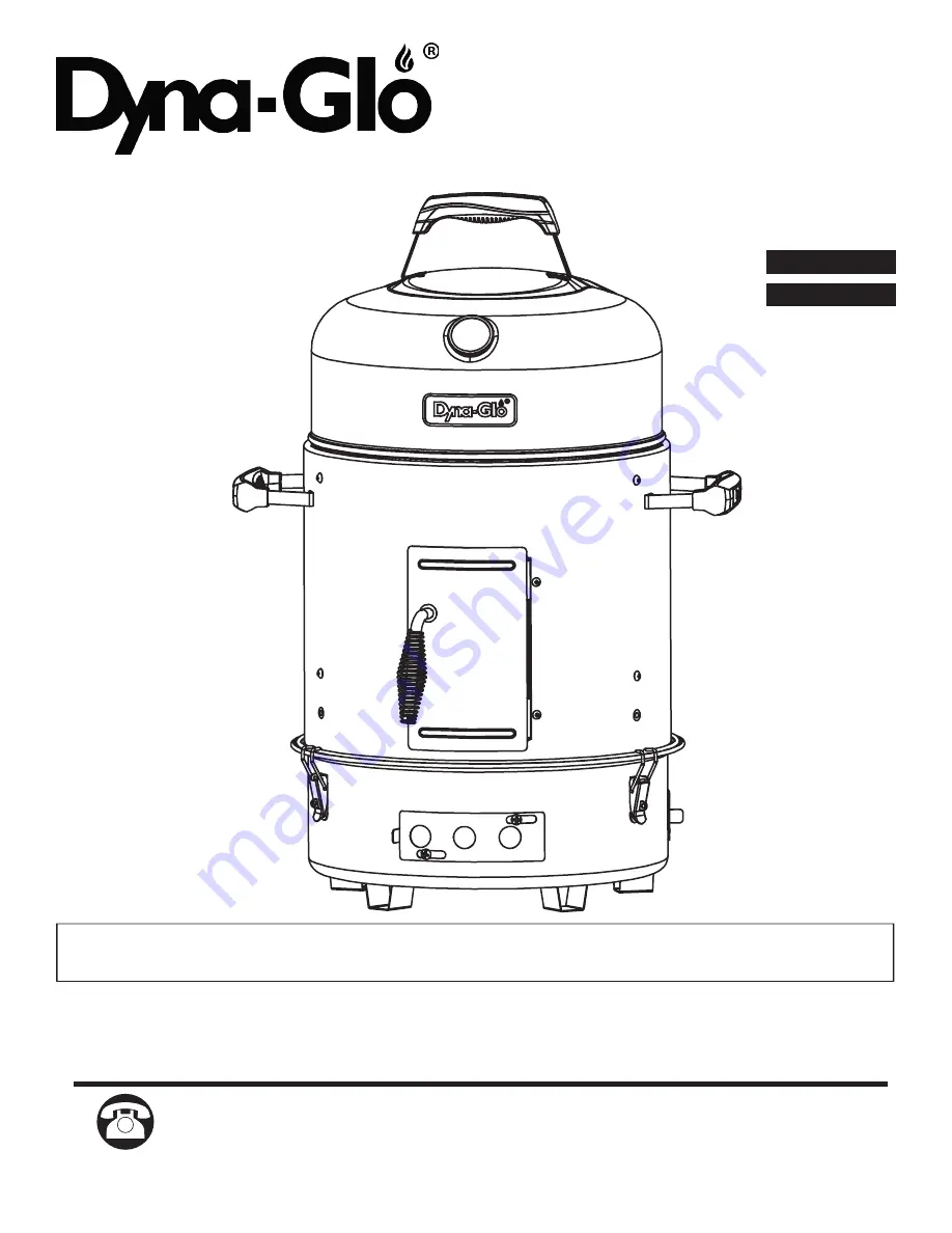 Dyna-Glo DGVS390BC Manual Download Page 1