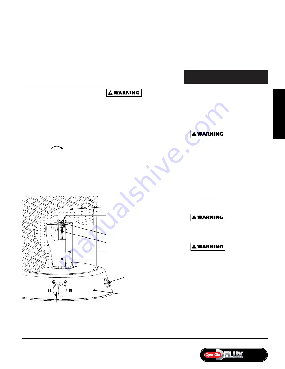 Dyna-Glo RA100NGDGD Operating Instructions & Parts Manual Download Page 5