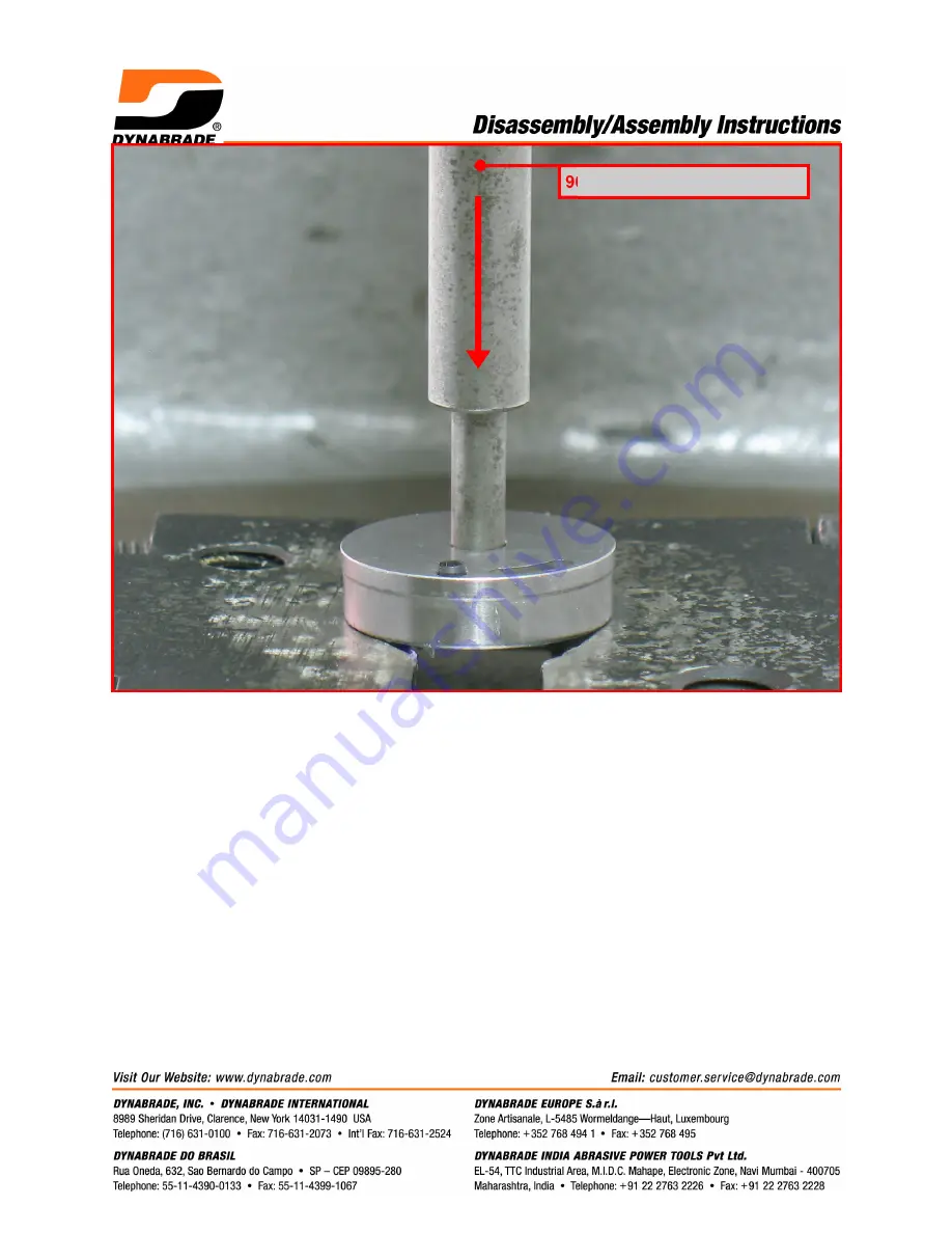 Dynabrade 40352 Disassembly & Assembly Instructions Download Page 6