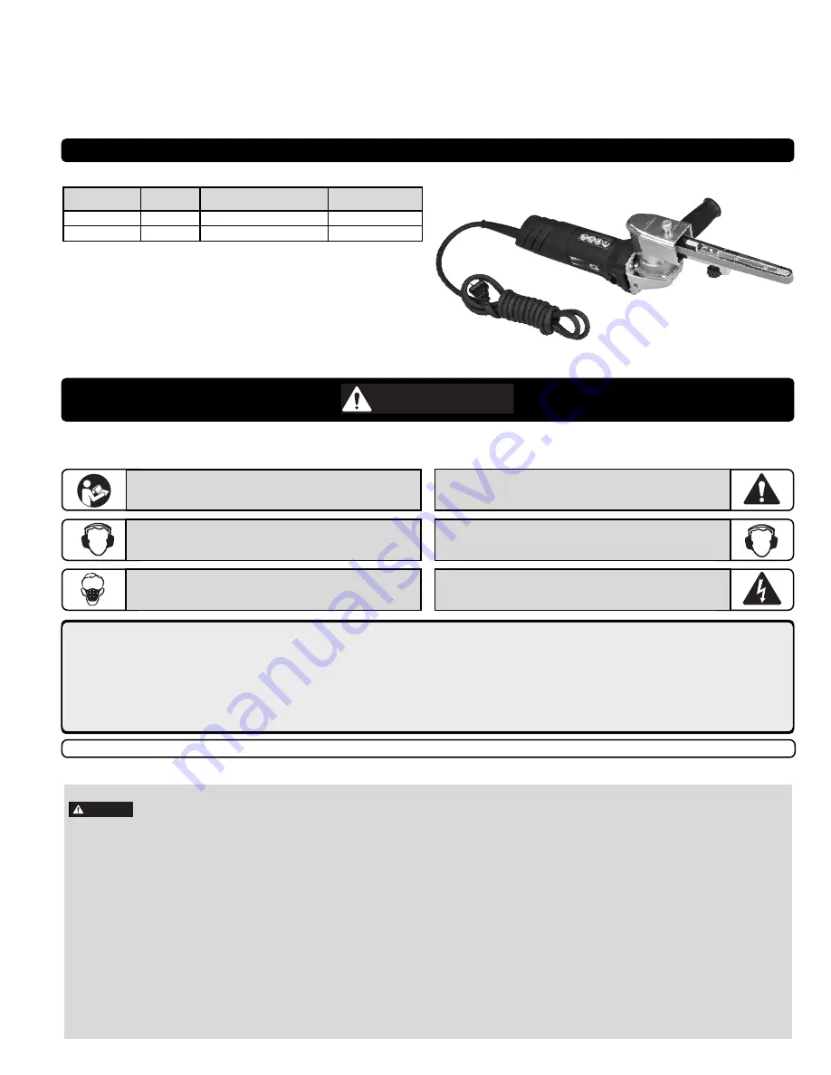 Dynabrade 40610 Operating And Maintenance Download Page 1