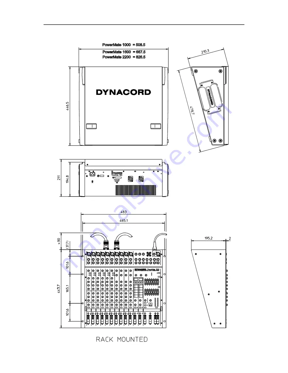 Dynacord 1000, 1600, 2200 (German) Bedienungsanleitung Download Page 31