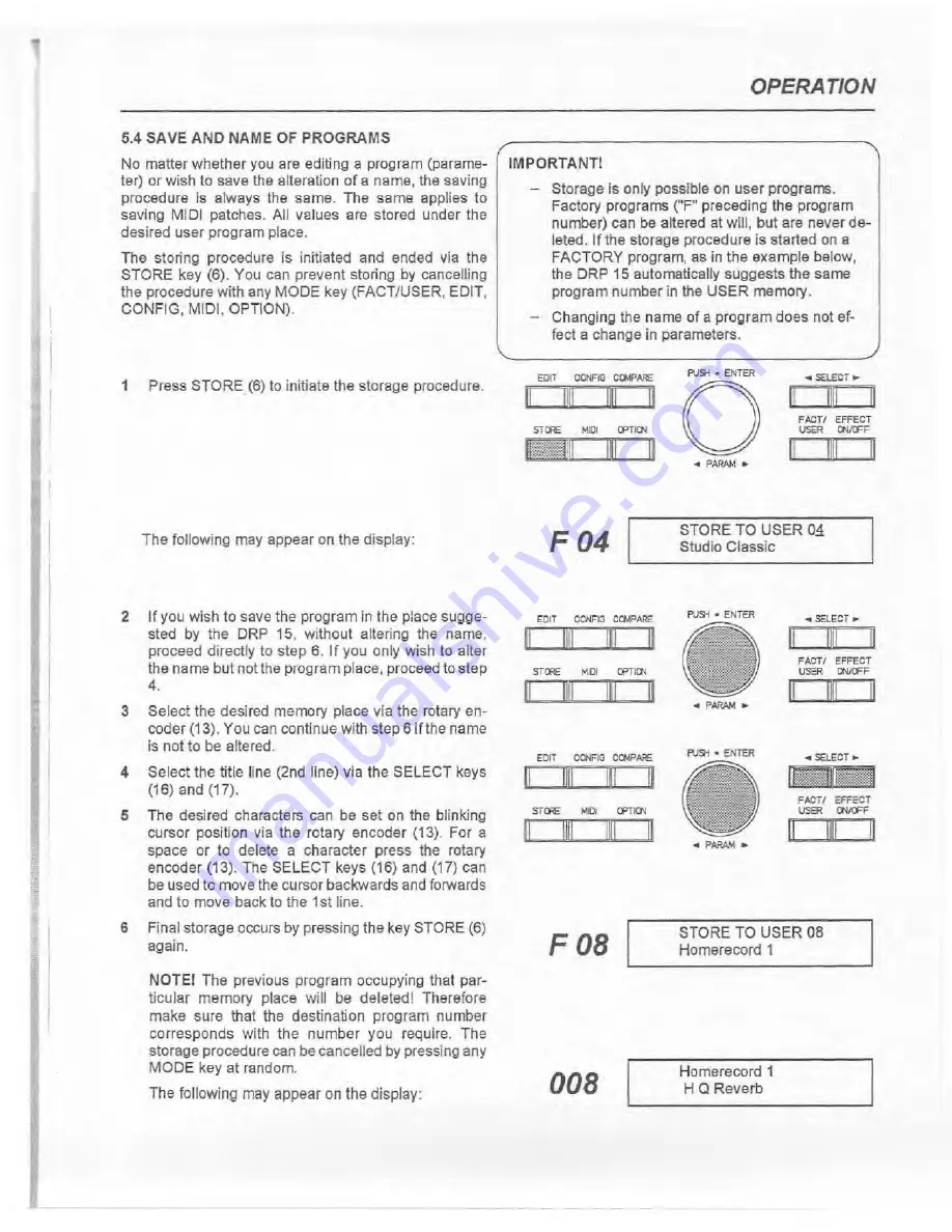 Dynacord DRP 15 - User Manual Download Page 15