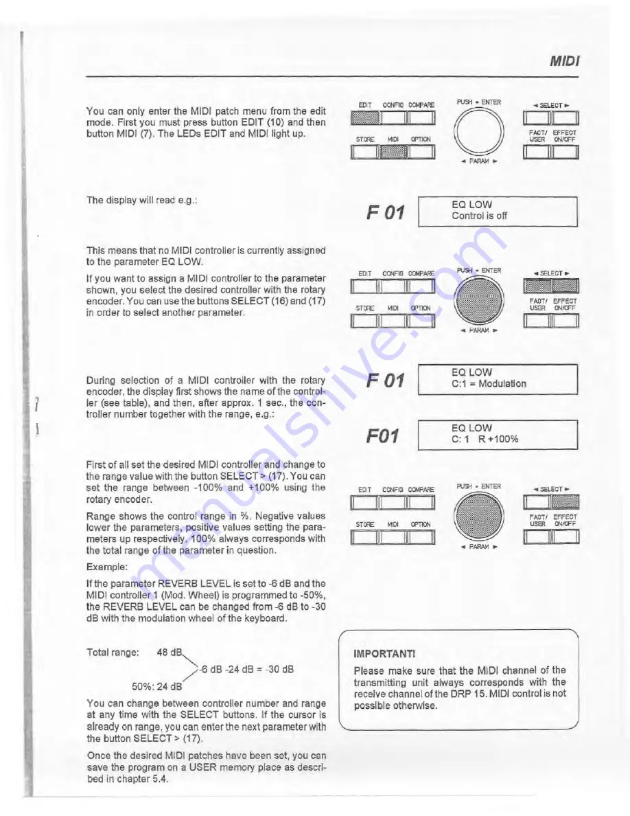 Dynacord DRP 15 - User Manual Download Page 43