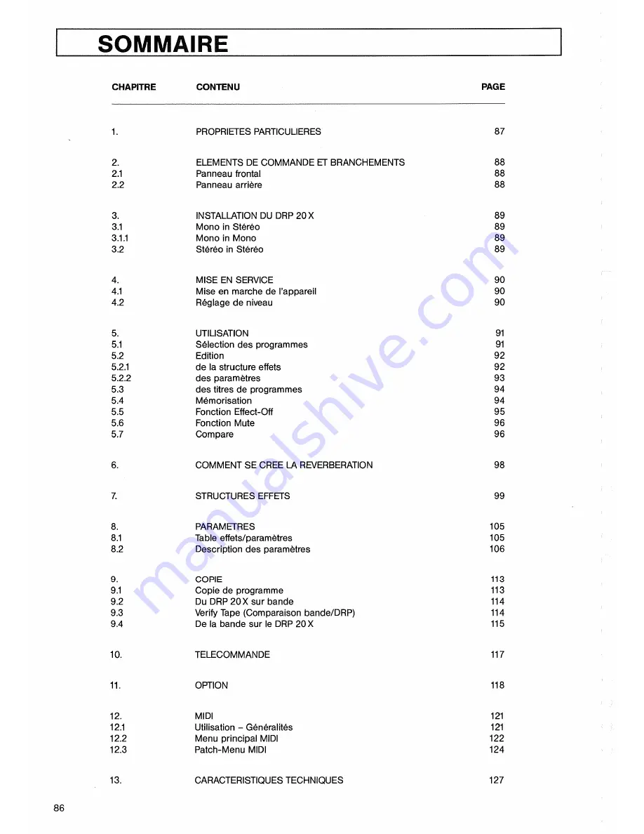 Dynacord DRP 20 X Скачать руководство пользователя страница 82