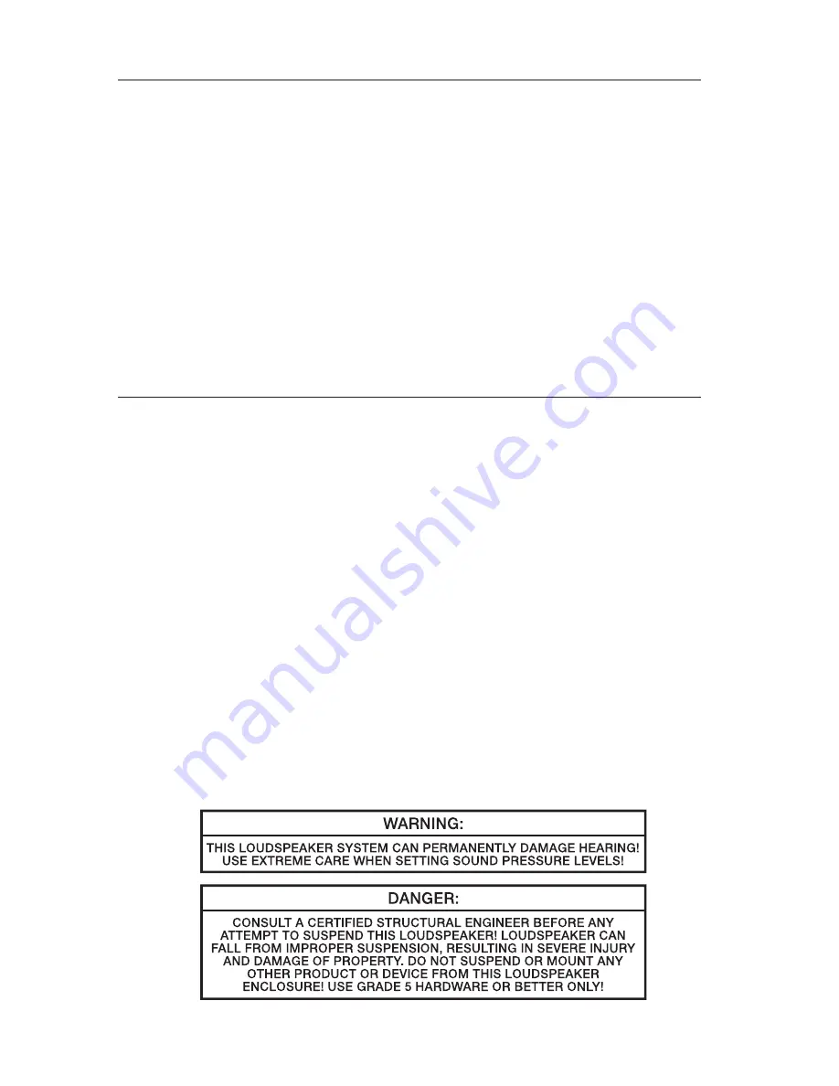 Dynacord POWERSUB 315 Owner'S Manual Download Page 2