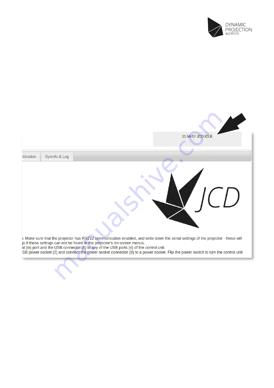 Dynamic Projection JCD Manual Download Page 9