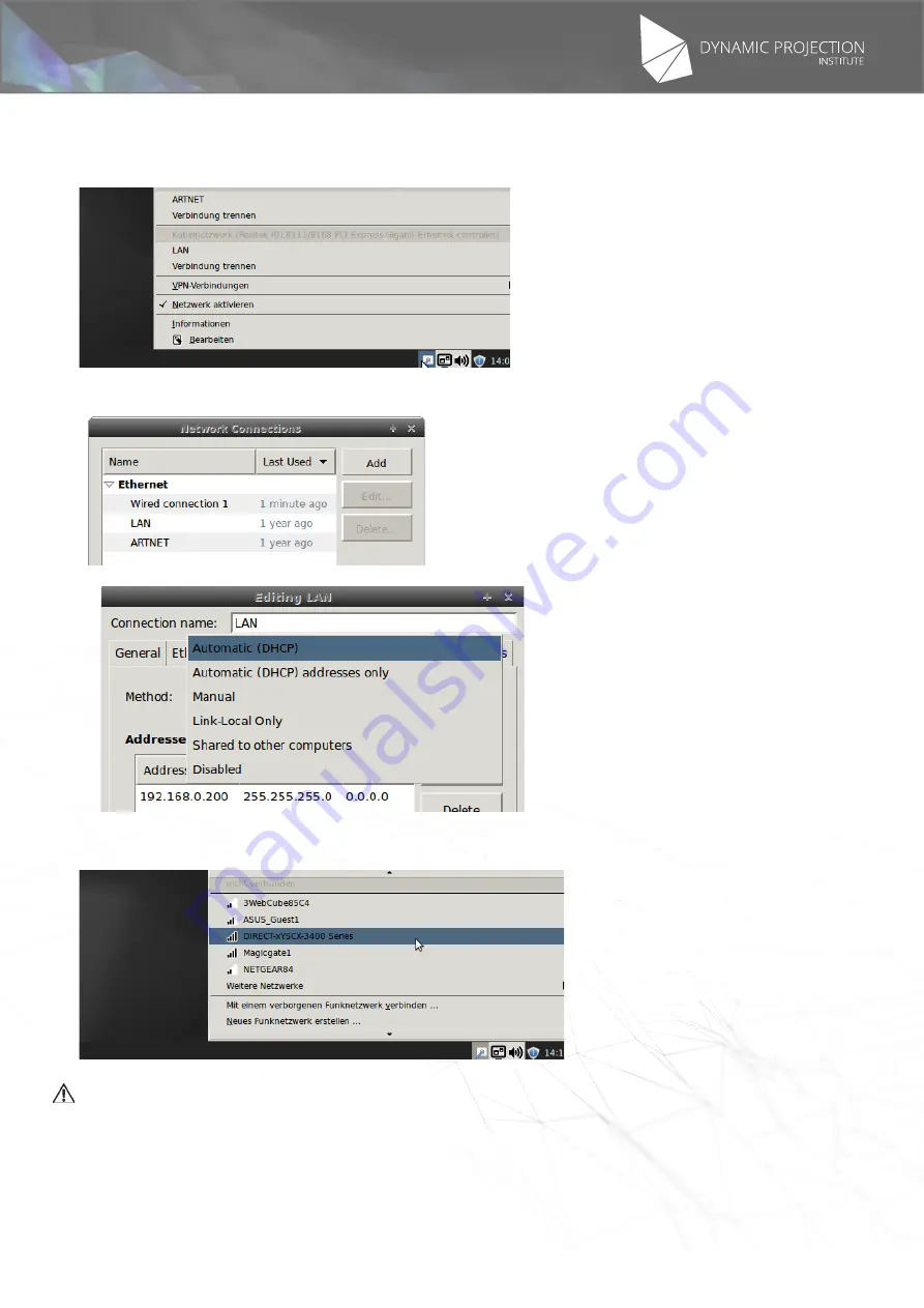 Dynamic Projection MDC-X Quick Setup Manual And Manual Download Page 17