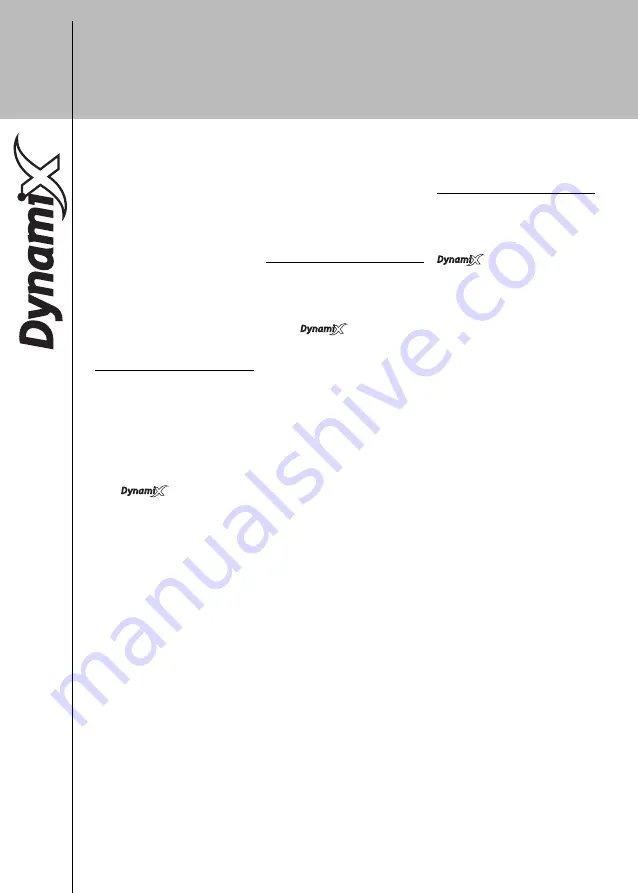 Dynamic CF257 User Manual Download Page 8