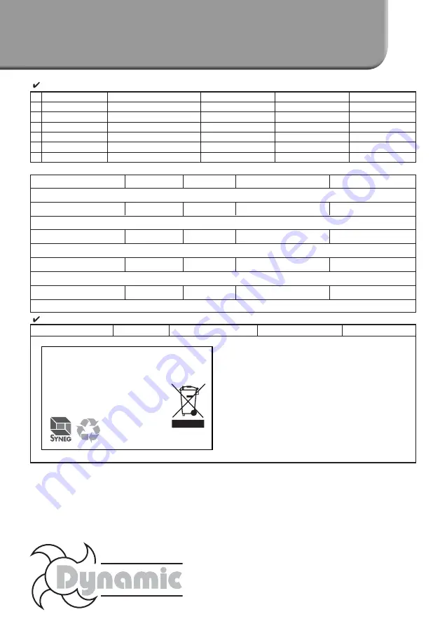 Dynamic CF257 User Manual Download Page 20