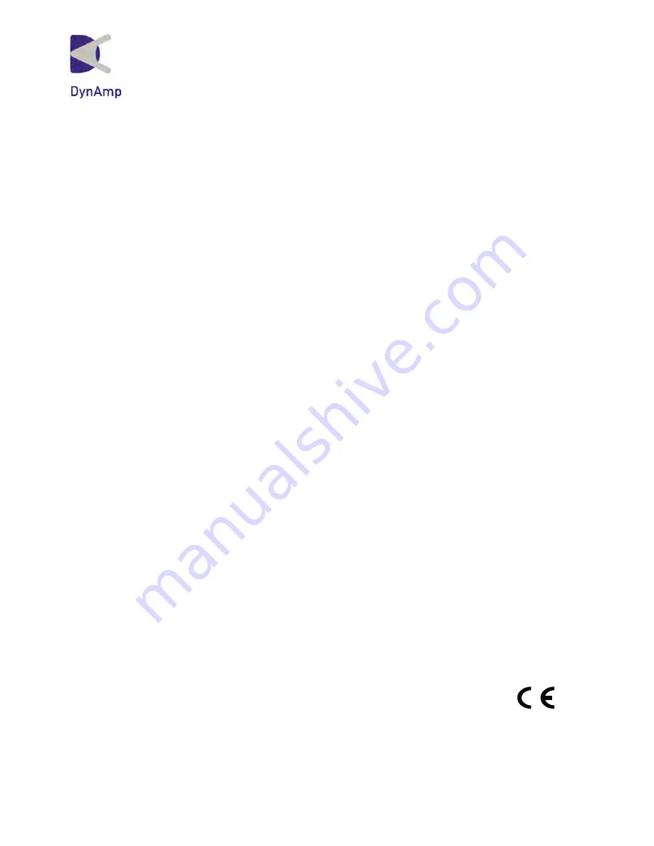 DynAmp LKP-100 Installation, Operation And Service Manual Download Page 1