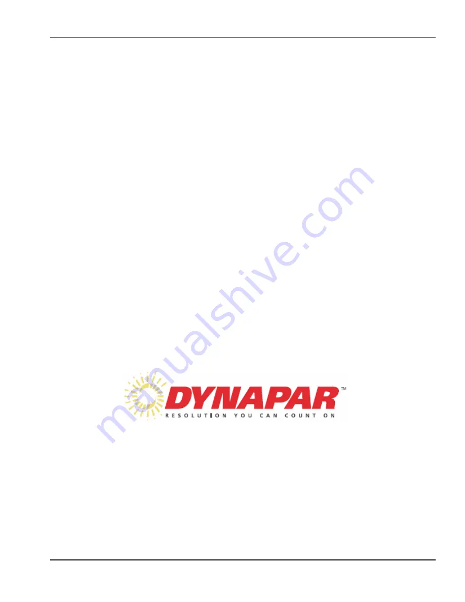 DYNAPAR SLIM Tach SL85 Instruction Manual Download Page 14