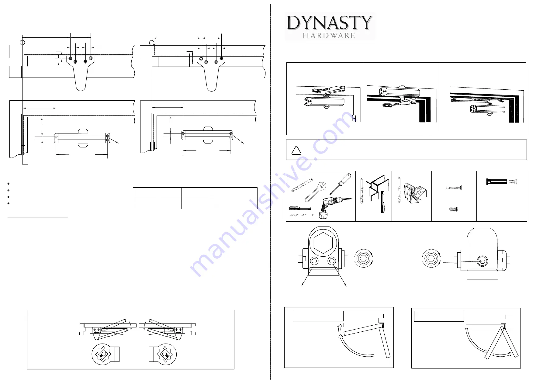 Dynasty DYN-2000 Installation Instructions Download Page 1