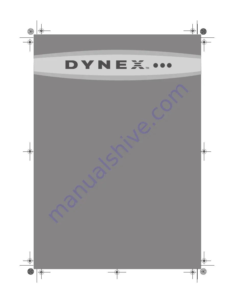 Dynex DX-DVD2 (French) Manual De L'Utilisateur Download Page 1