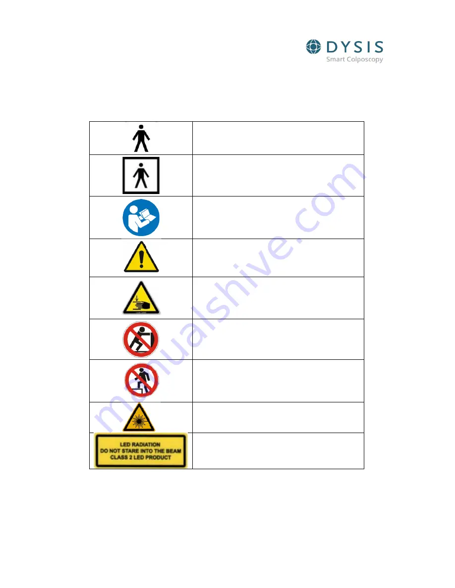 DYSIS DYS403 Instructions For Use Manual Download Page 8