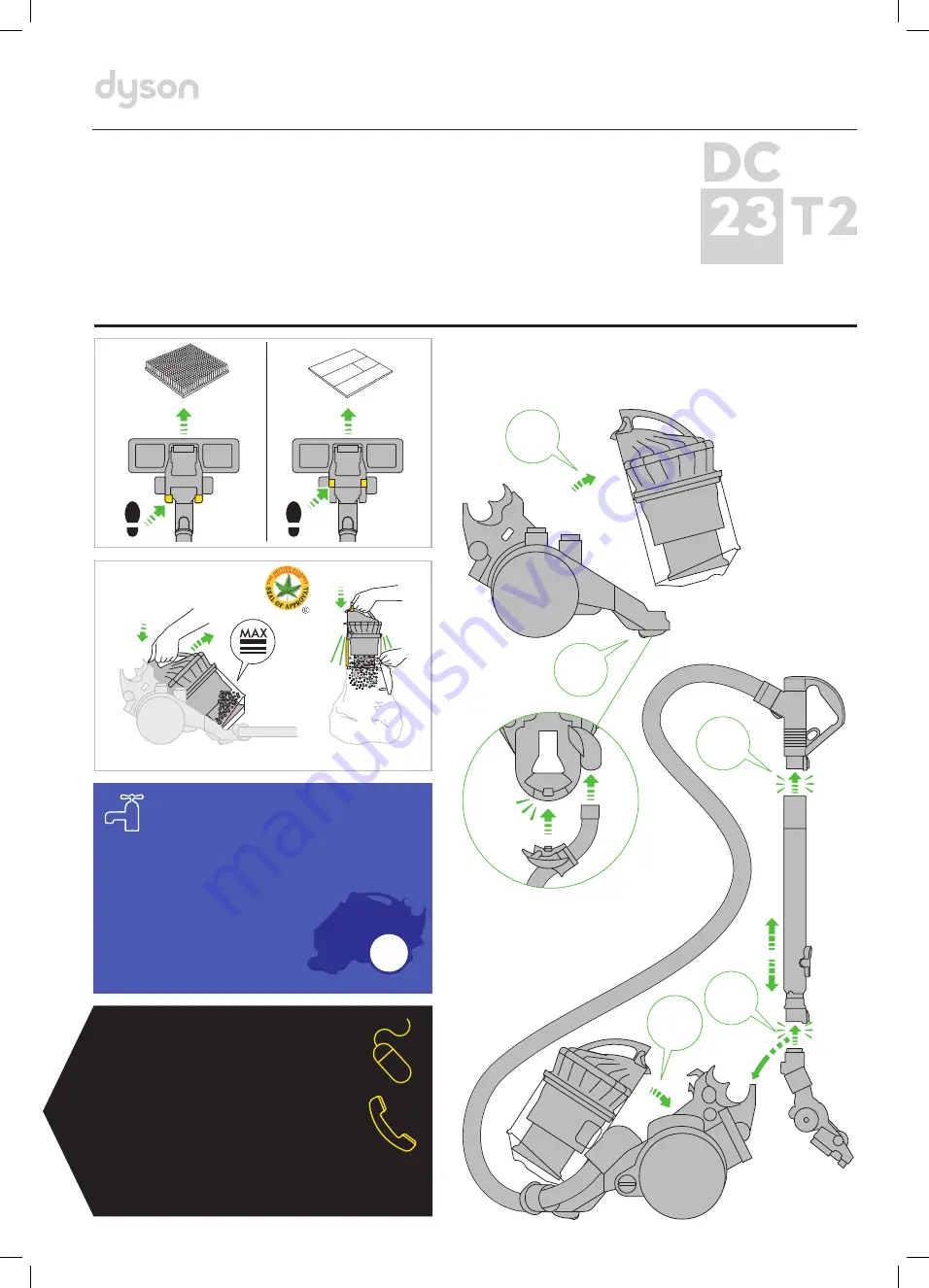 Dyson DC23 T2 Скачать руководство пользователя страница 1