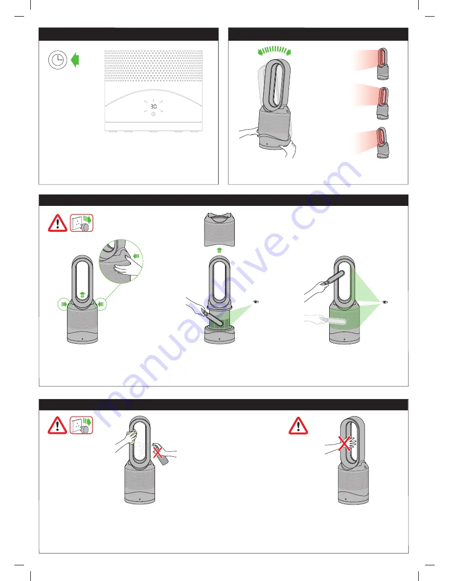 Dyson pure hot + cool link Operating Manual Download Page 9