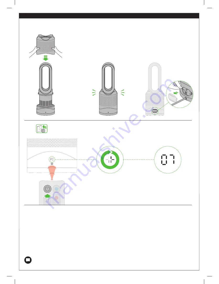 Dyson pure hot + cool link Operating Manual Download Page 11