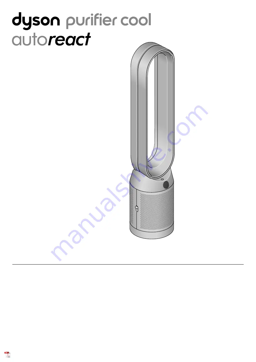 Dyson Purifier Cool Autoreact User Manual Download Page 1