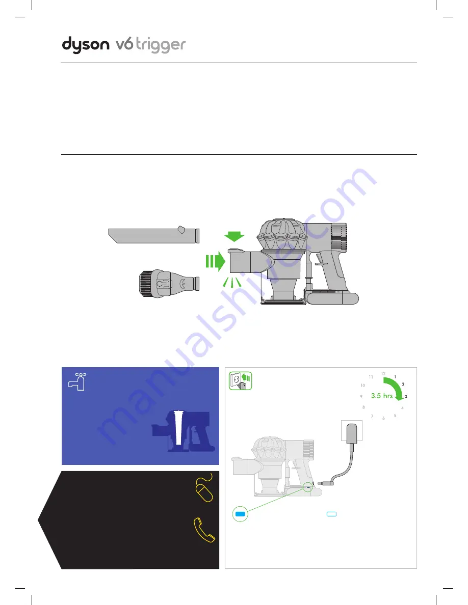 Dyson v6 trigger Скачать руководство пользователя страница 1