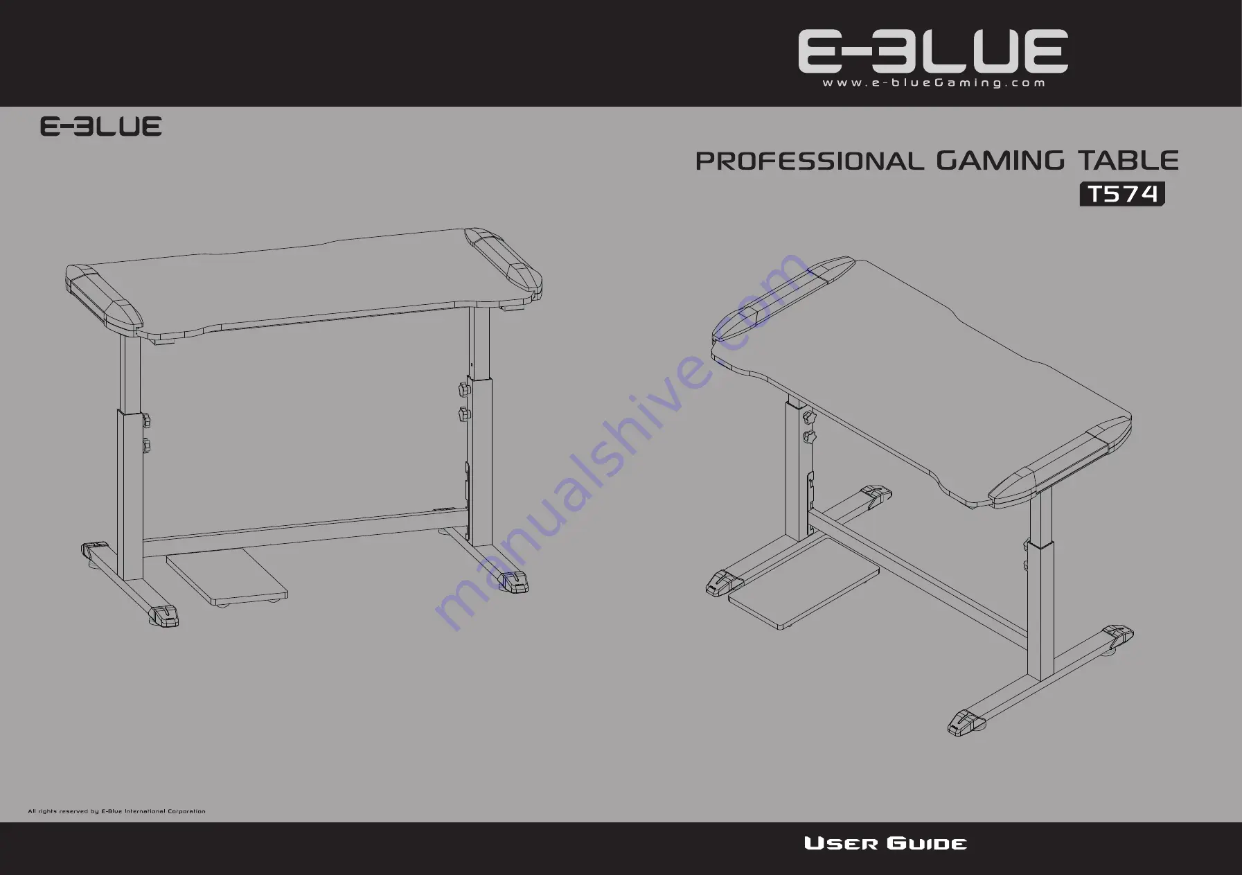 E-Blue Gaming T574 Скачать руководство пользователя страница 1