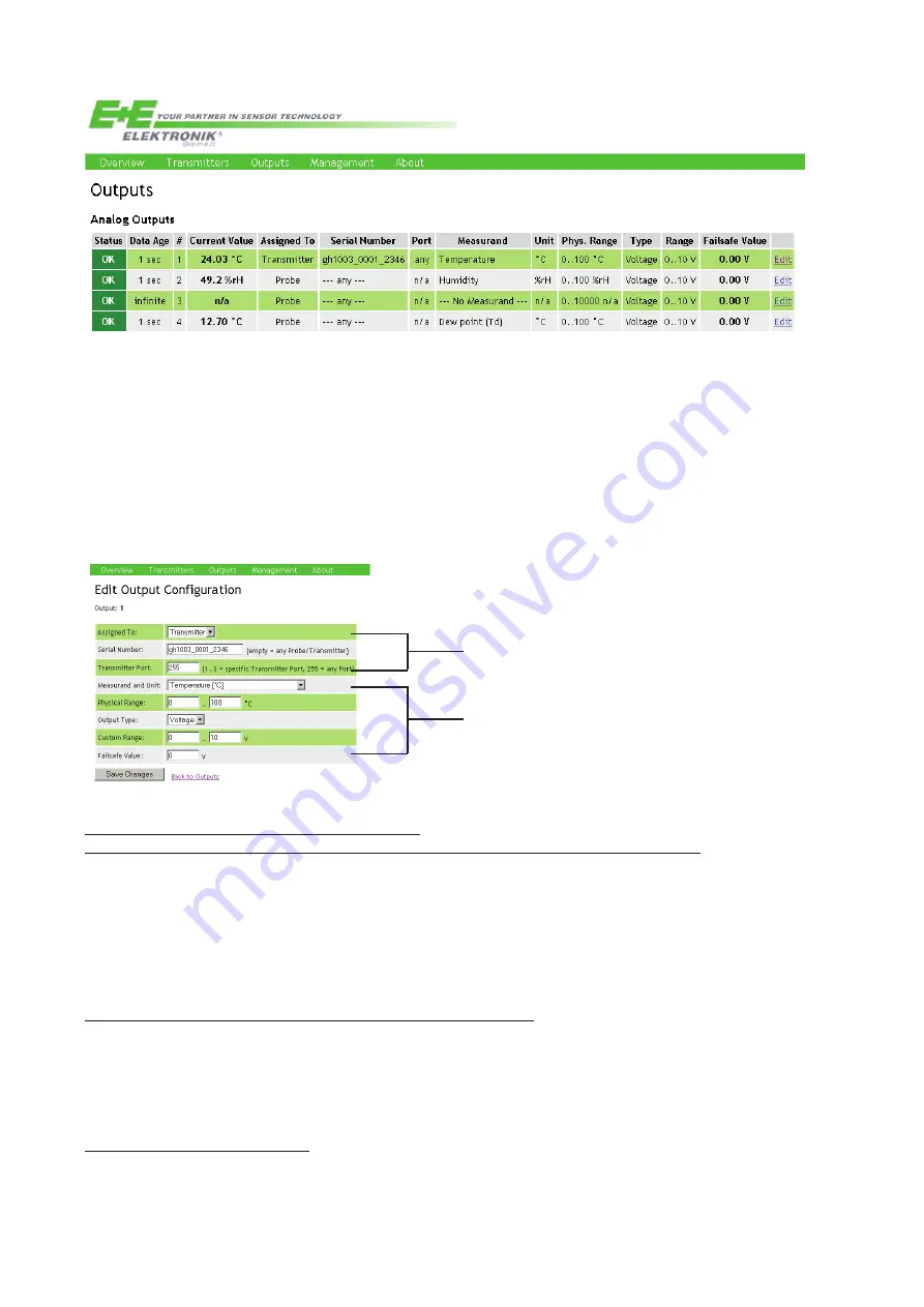 E+E Elektronik EE240 Manual Download Page 22