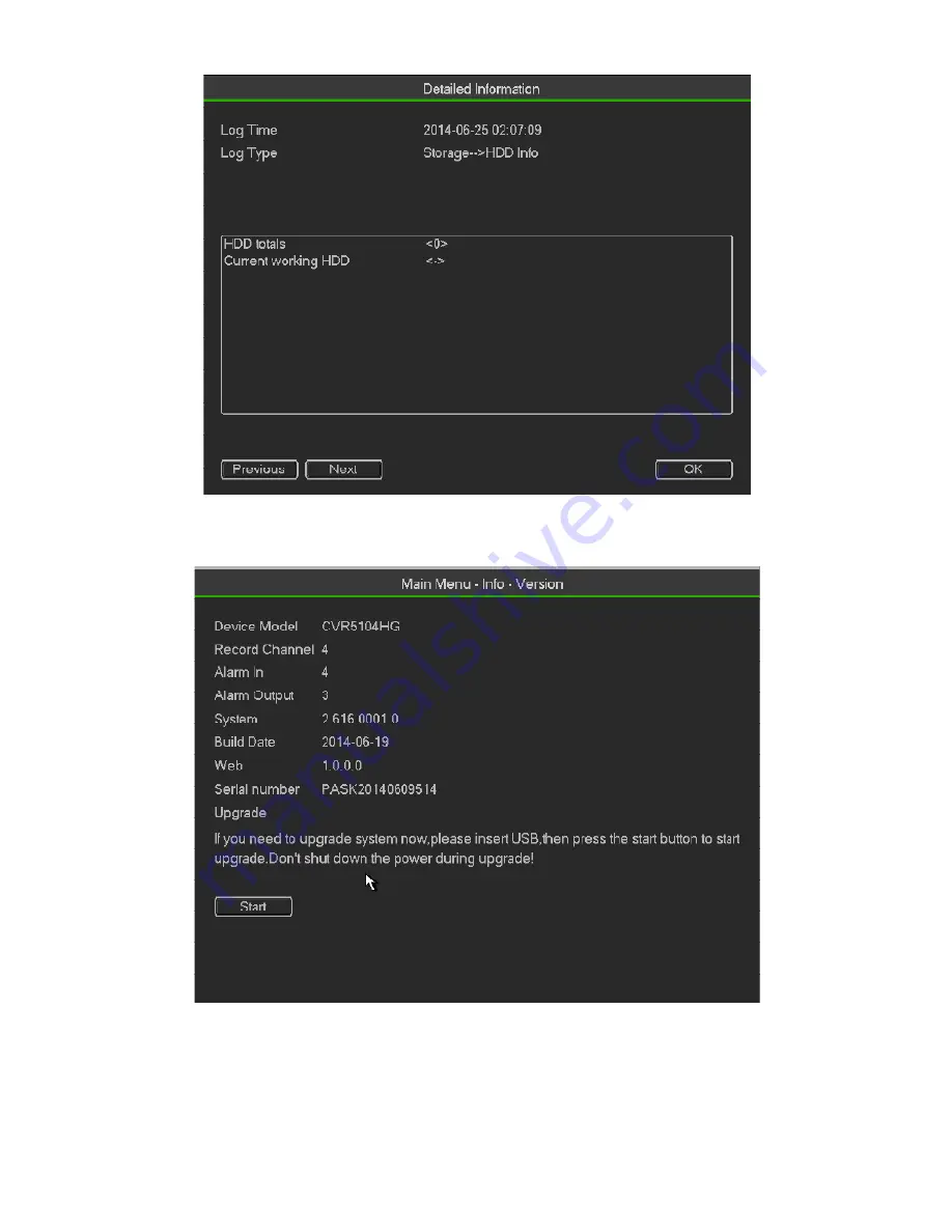 e-Line Technology HDCVI Series User Manual Download Page 59