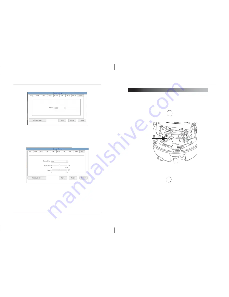 e-Line Technology Network dome camera Instruction Manual Download Page 34