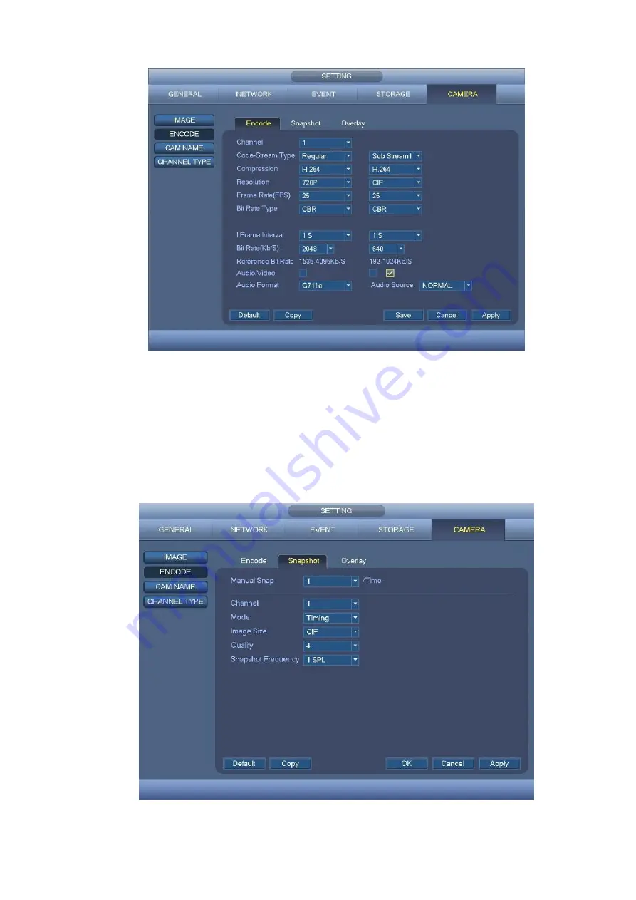 E-line CJ-HDR104 User Manual Download Page 58