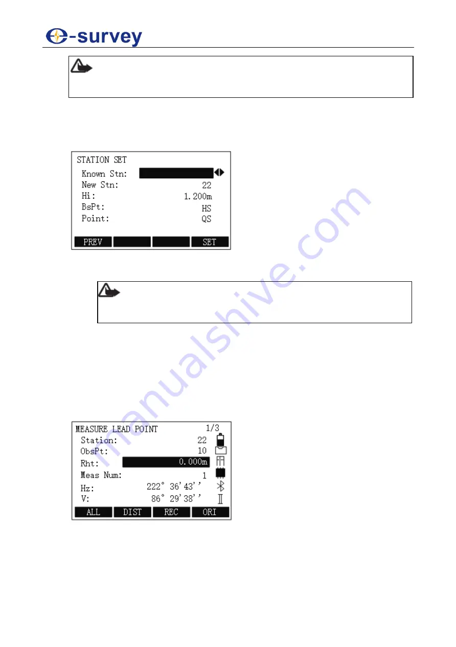 e-survey E3L User Manual Download Page 73