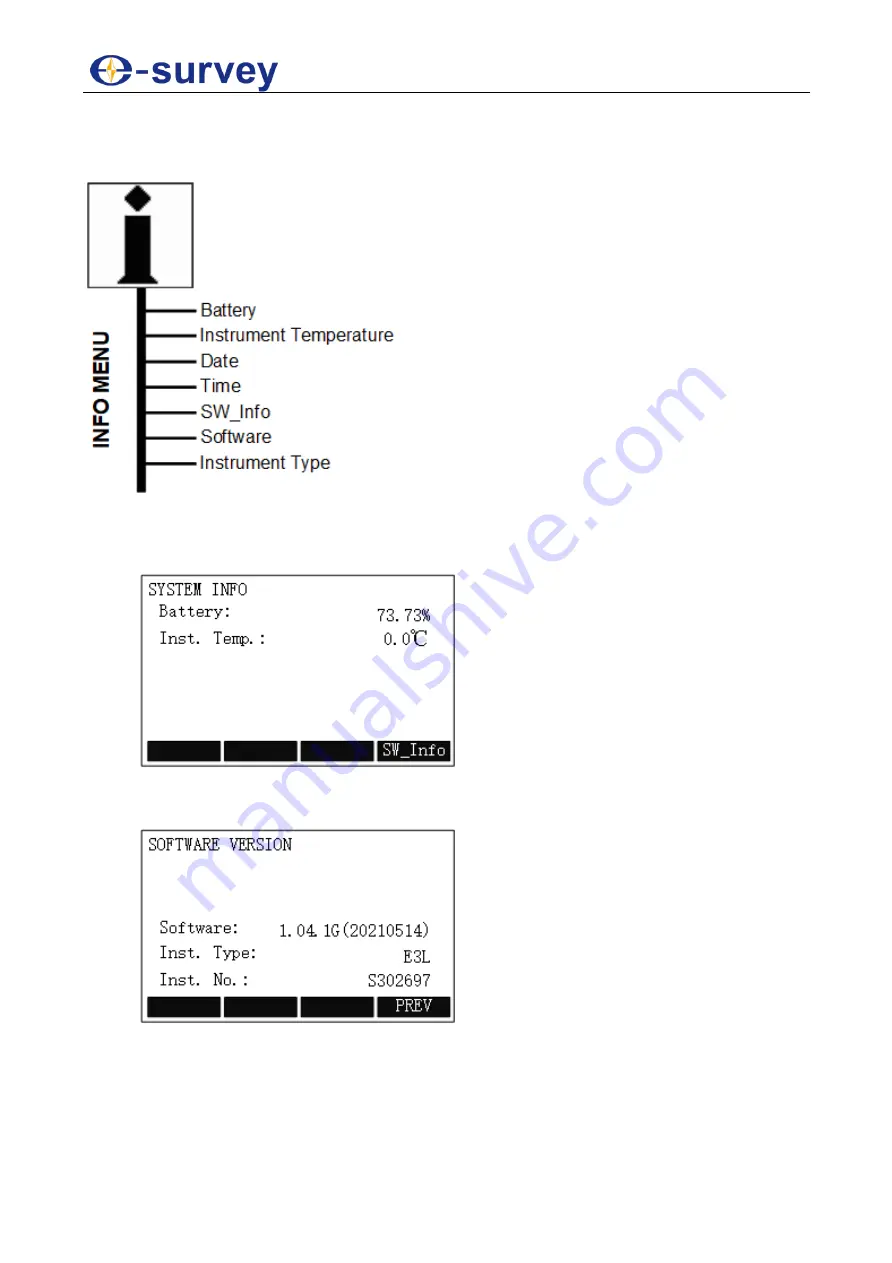 e-survey E3L User Manual Download Page 105