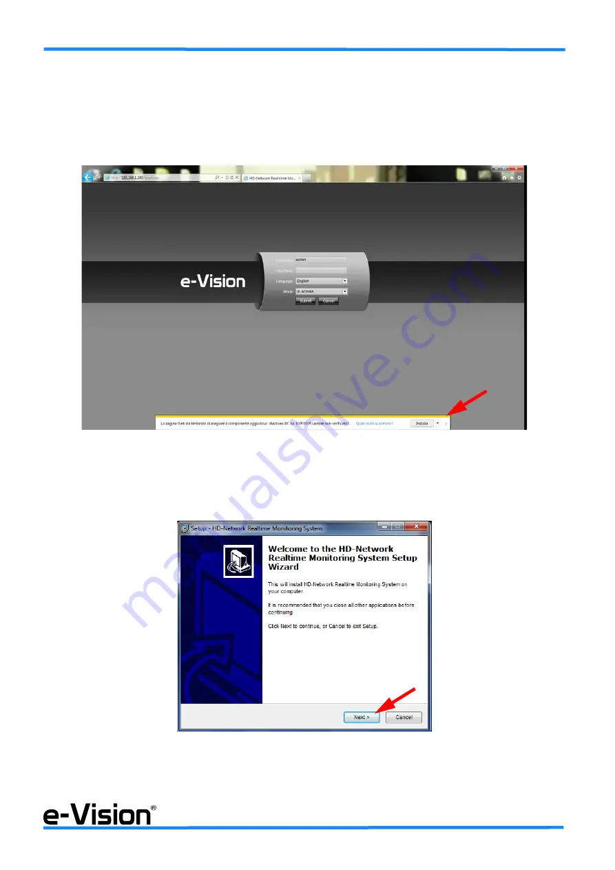 E-Vision NVS316P8 Quick Manual Download Page 21