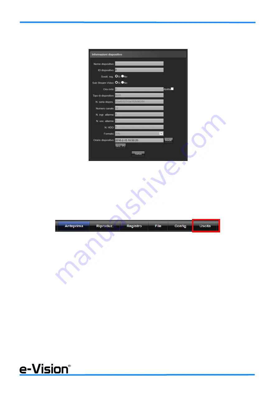 E-Vision VS308P8 Quick Manual Download Page 59