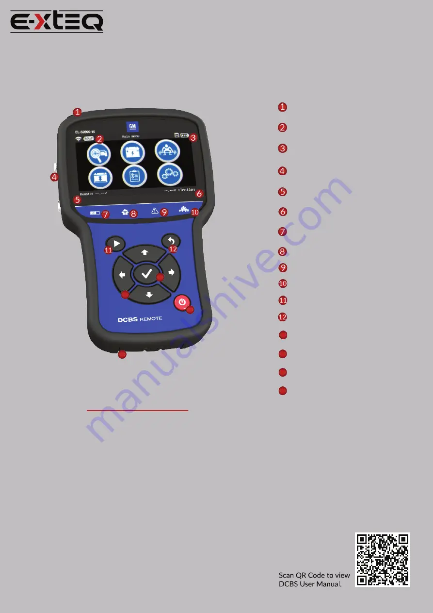 E-XTEQ GM DCBS Quick Start Manual Download Page 2